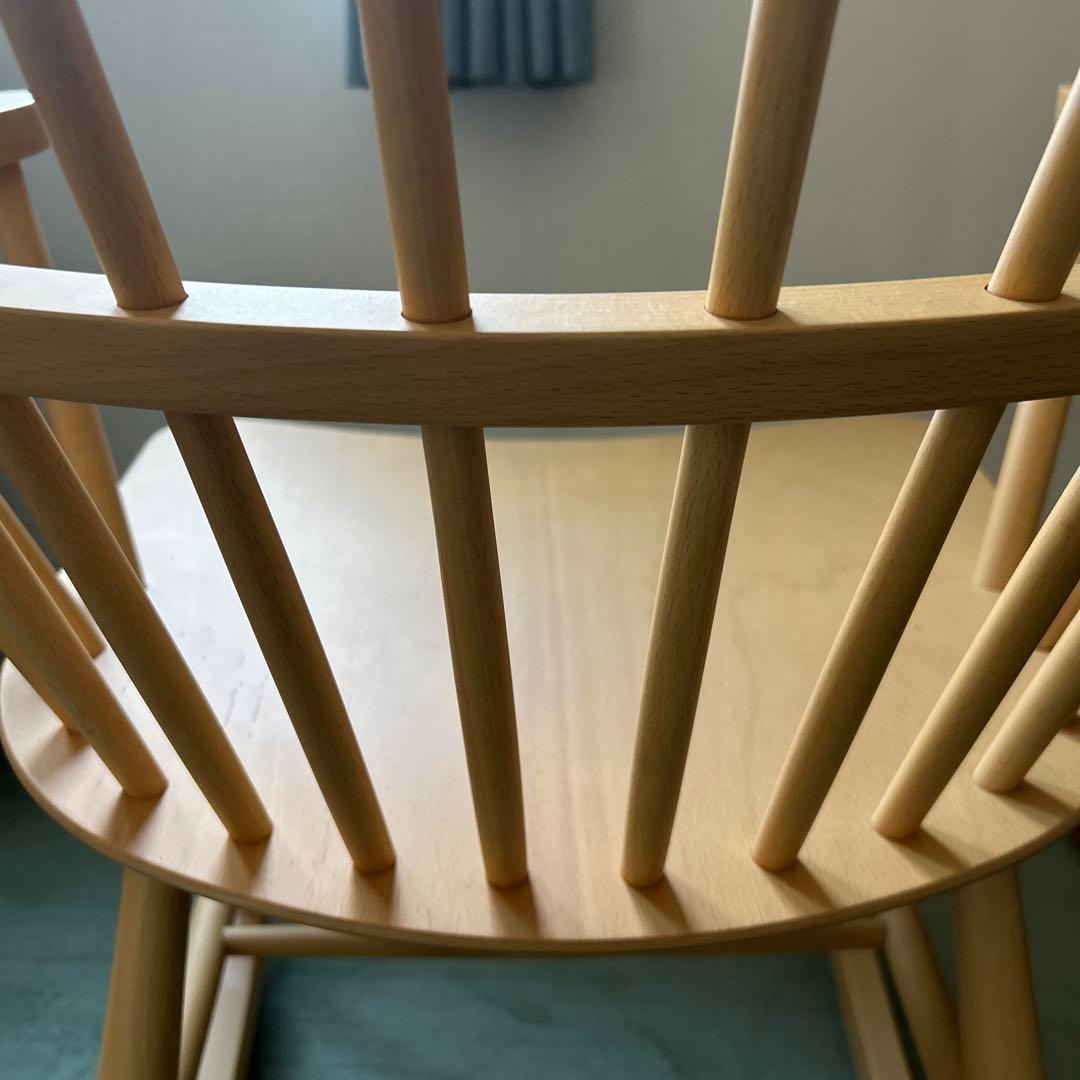 FDBモブラー デンマークデザイン J52G ロッキングチェア ナチュラル