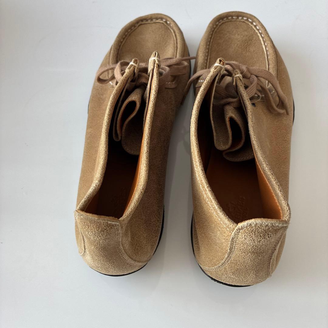 エルメス ベージュ スエードのワラビー26cm 美品