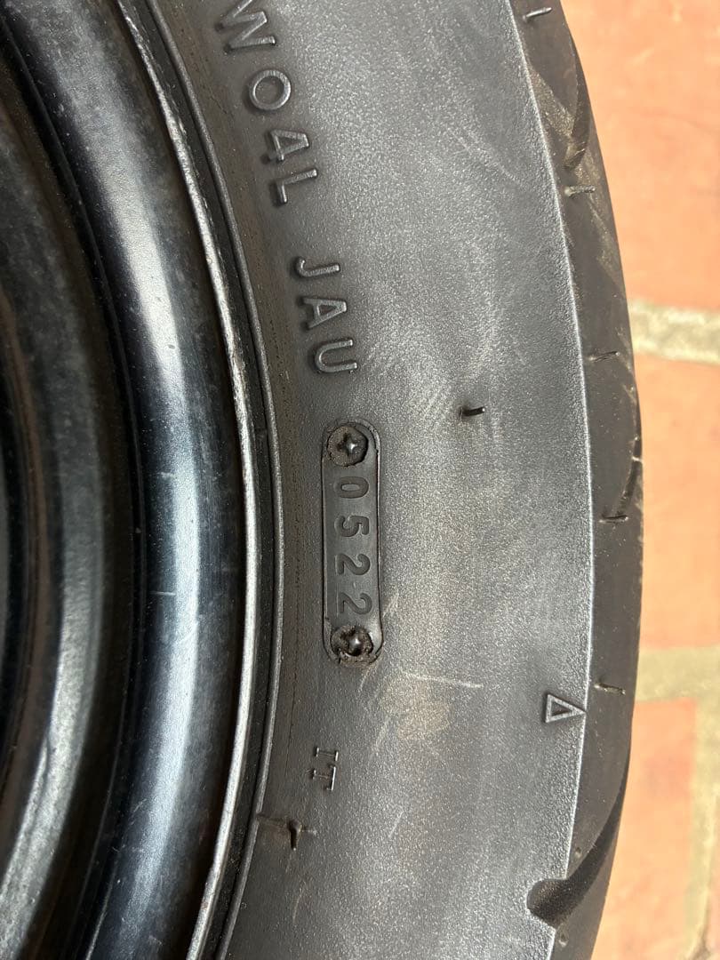 ズーマー　リアタイヤ付きホイール　12インチ　ハブ付き　ポン付け