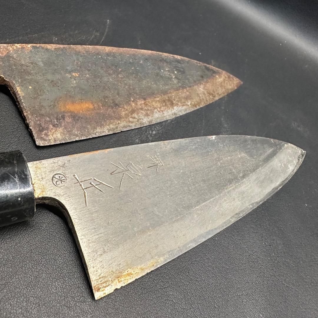 ♡※前Ga1006 出刃包丁 和包丁 堺刀司 源幸光 堺泉丘など 4点まとめ