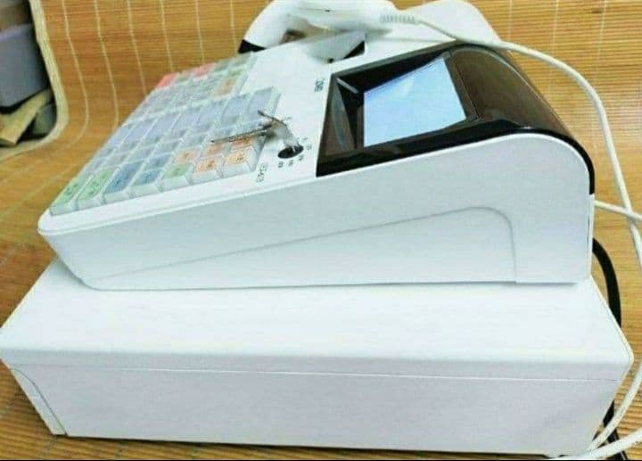 クローバーレジスター JET-670スキャナ付き　PC連携送料込　900733