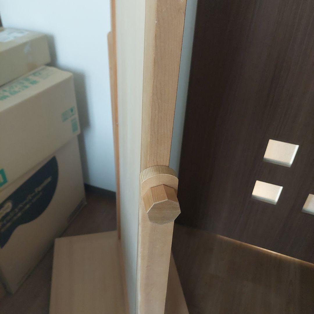ナチュラル木製スタンドミラー 3つあります