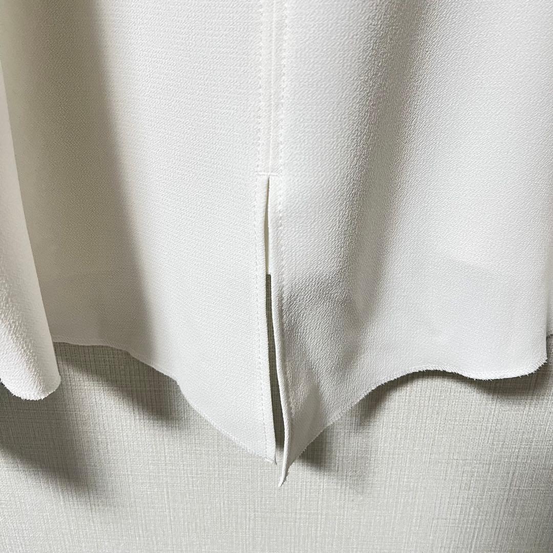 ガリャルダガランテ　1,7万円　バックスリットブラウスT ホワイト　白