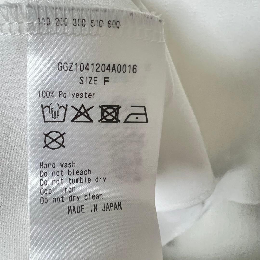 ガリャルダガランテ　1,7万円　バックスリットブラウスT ホワイト　白