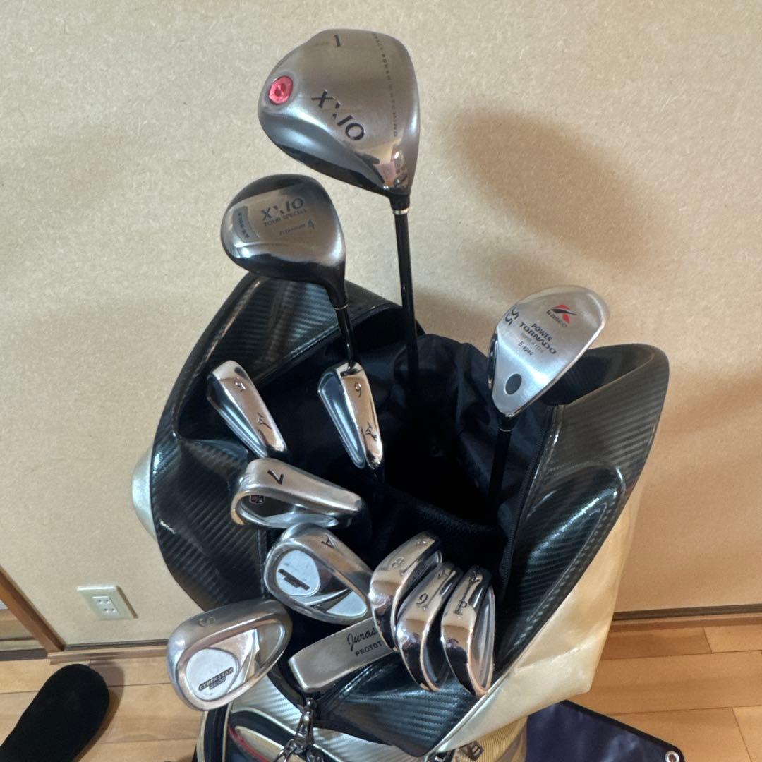 メンズ ゴルフクラブセット 初心者向け キャディバッグ付