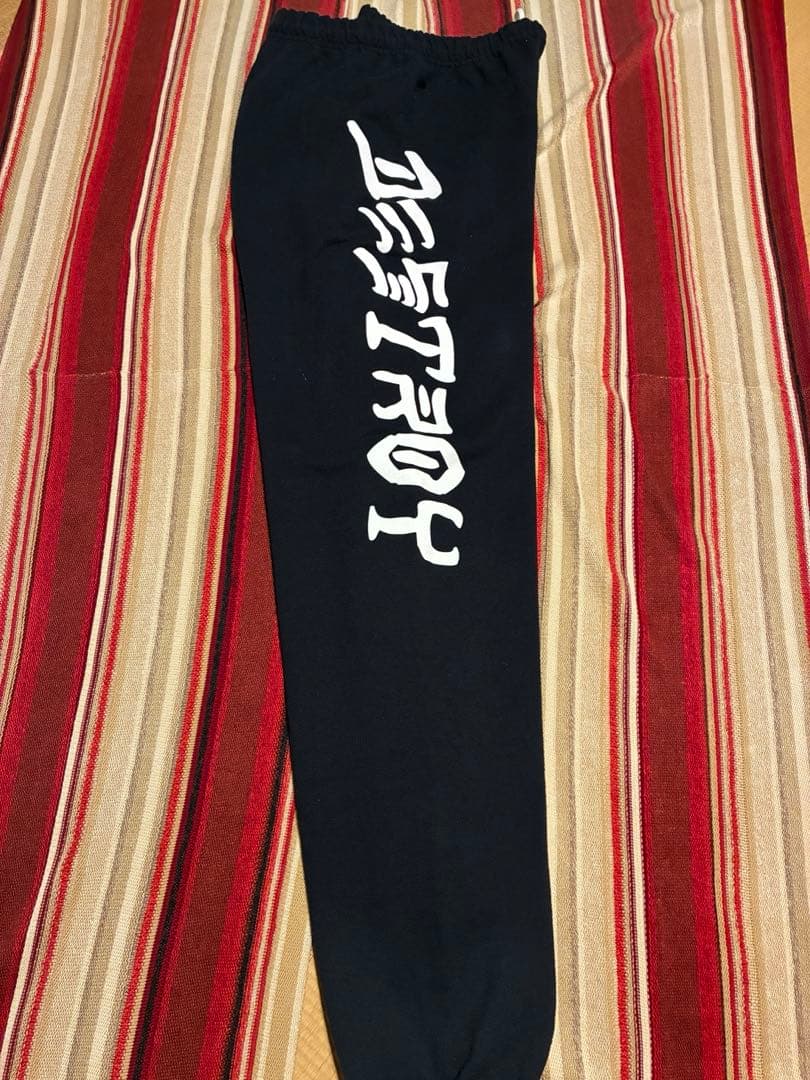 スラッシャー　スウェット　パンツ　セットアップ　ブラック　M