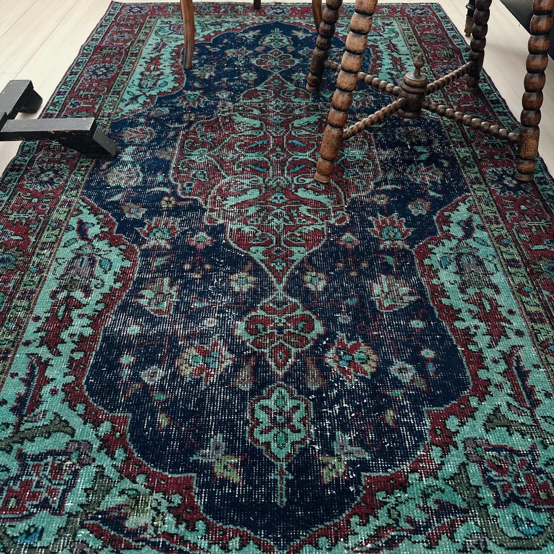 0938 トルコ ヴィンテージラグA107