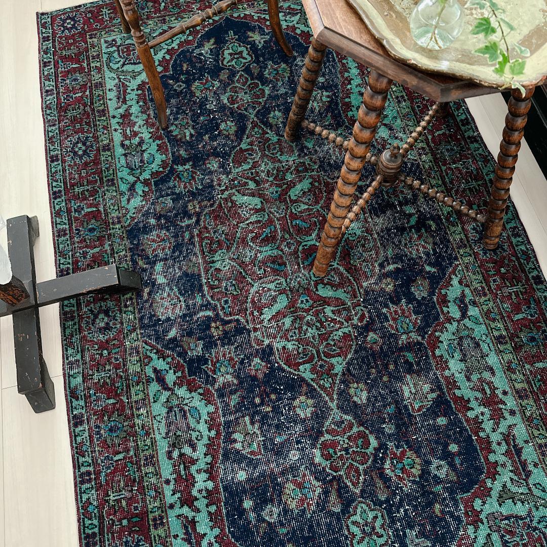 0938 トルコ ヴィンテージラグA107