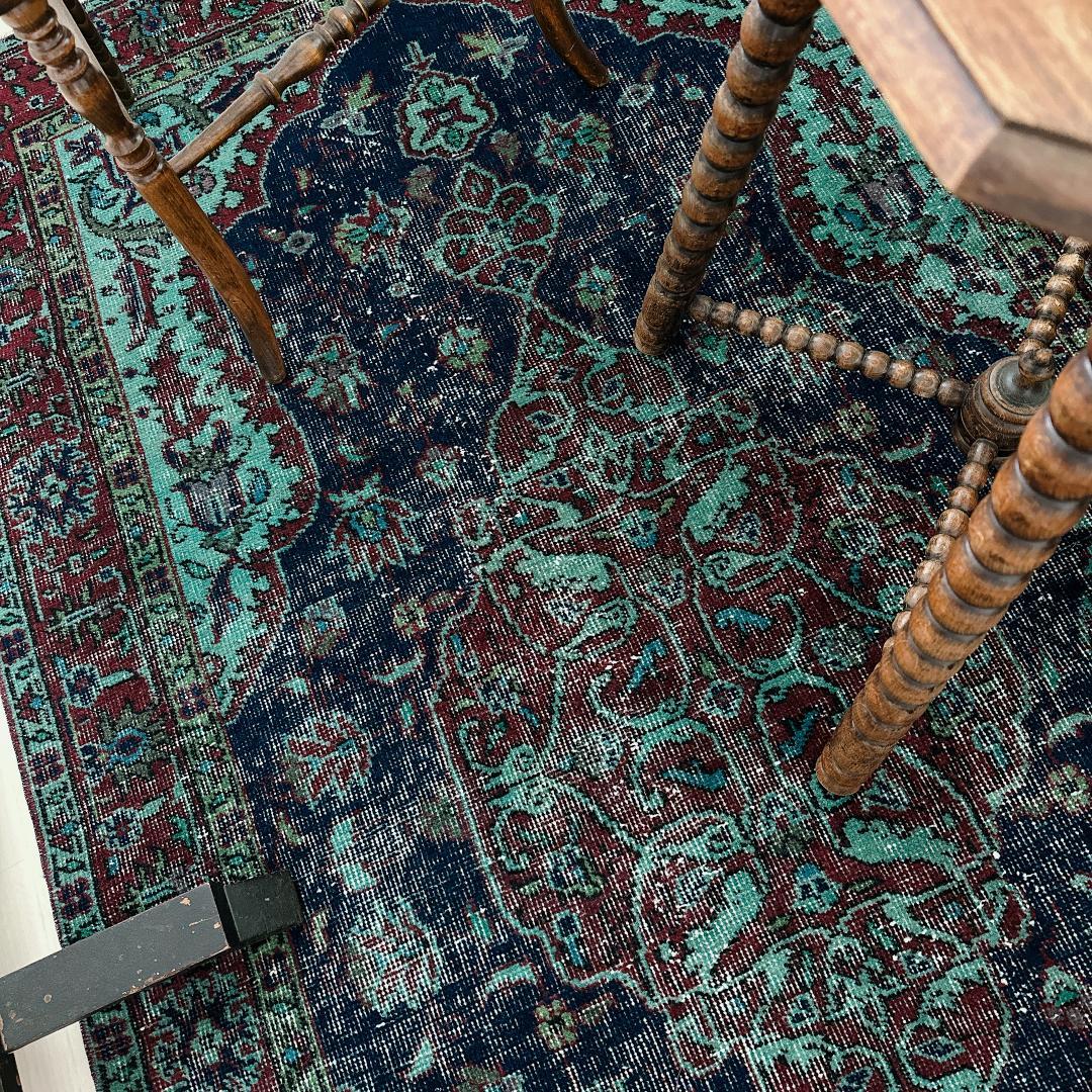 0938 トルコ ヴィンテージラグA107