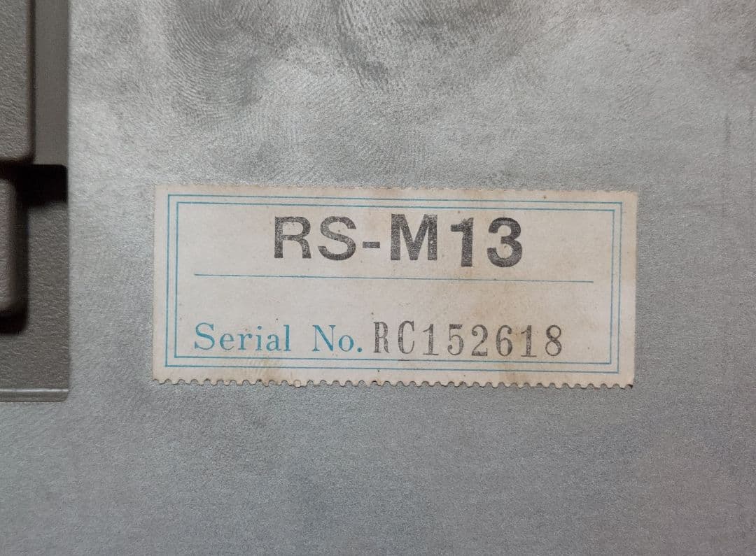 テクニクス カセットプレイヤー/レコーダー RS-M13型 動作確認品