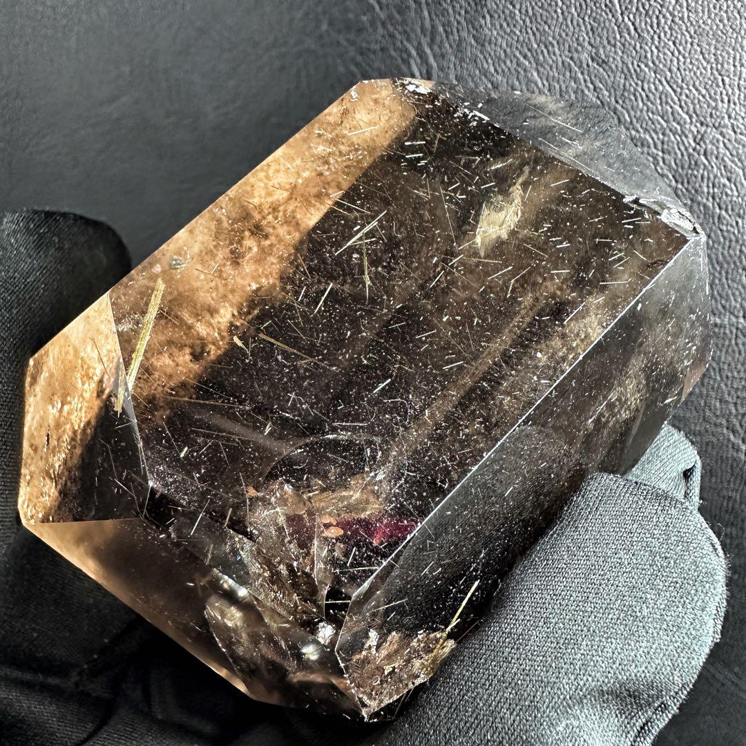 高級品❗️虹入り☆スモーキーゴールドルチル タイチンルチルフリーフォームA1211