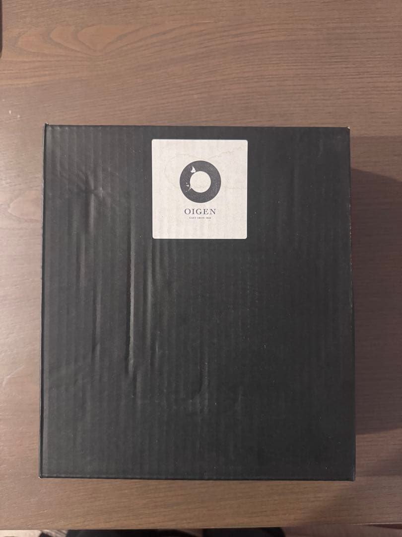 及源鋳造 ニューラウンド万能鍋 大 18cm 木台付き 南部鉄器 両手鍋 美品