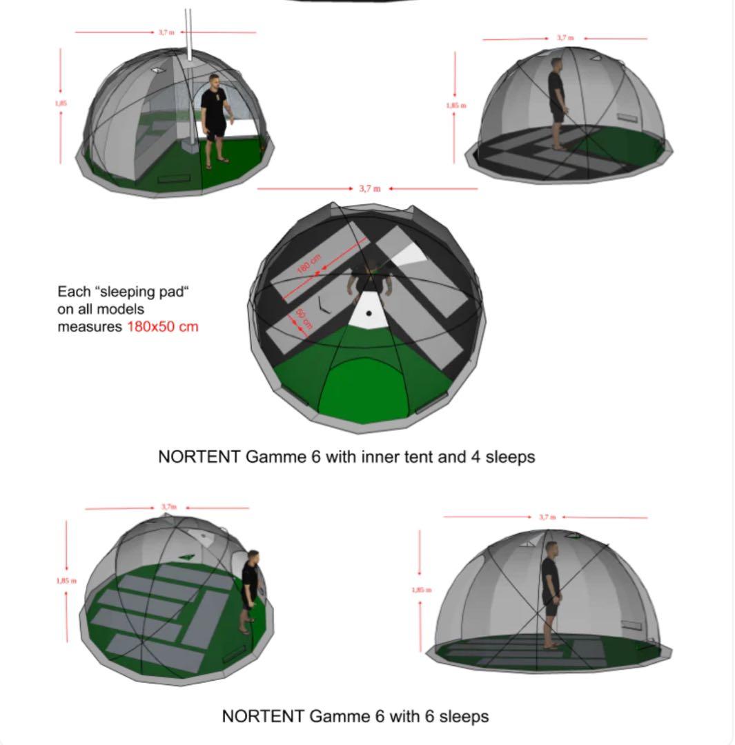 SK様 フロアシート付 NORTENT GAMME6/ノルテント ギャム6