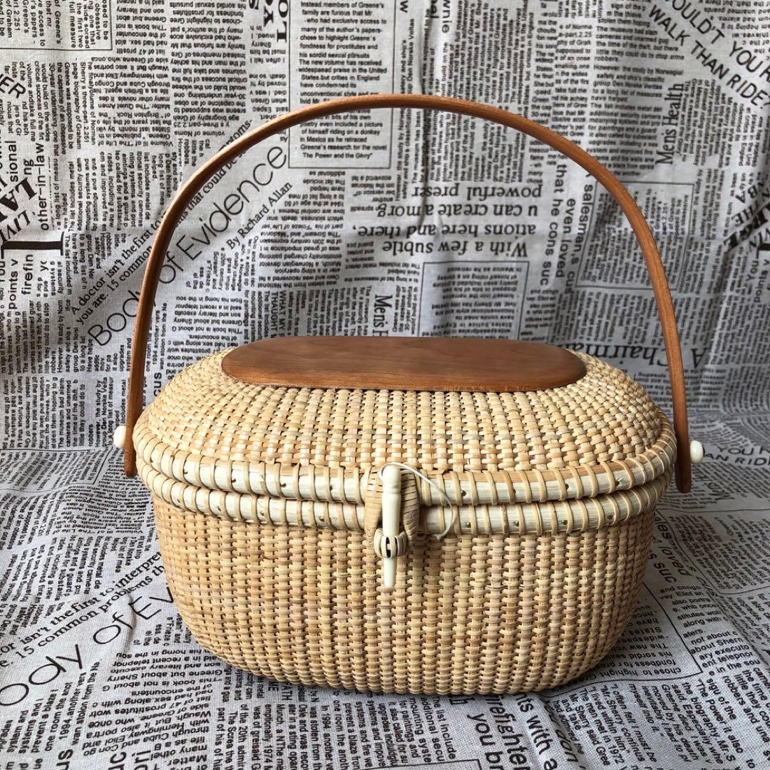 ハンドメイド ピクニックバスケット