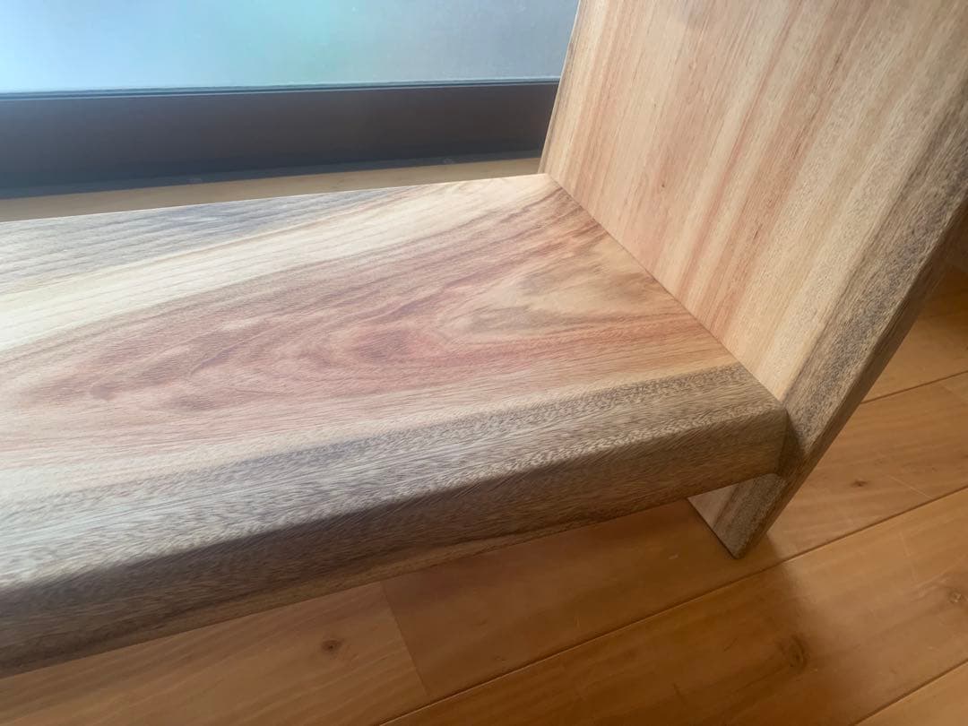 お値下げしました✨ワイルド❣️棚有A:楠サイドテーブル、TV台、飾り棚