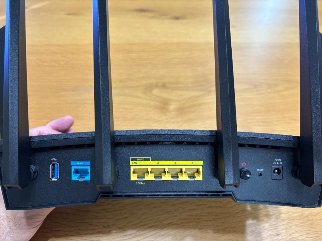 Synology RT6600ax 無線LANルーター 6本アンテナ