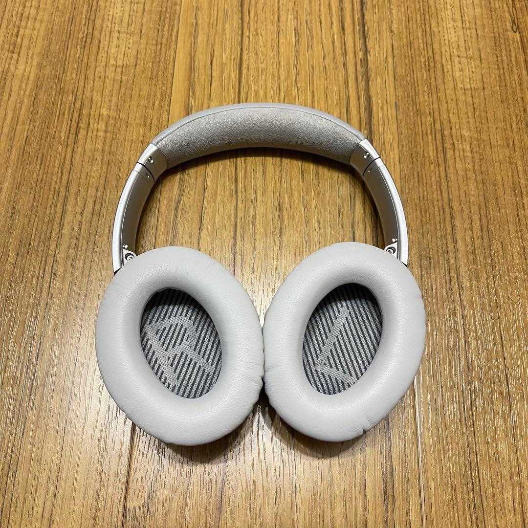 美品！完備品BOSE QUIETCOMFORT35 ll シルバーヘッドホン