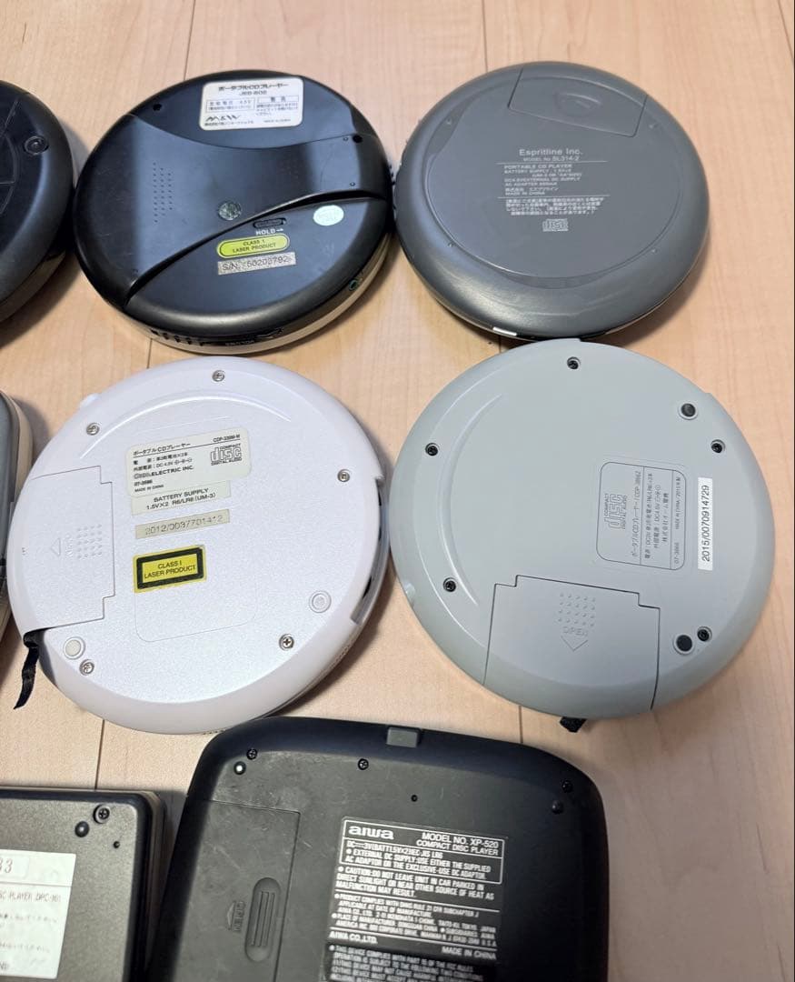 ポータブルCDプレーヤー 10台まとめ売り　ジャンク
