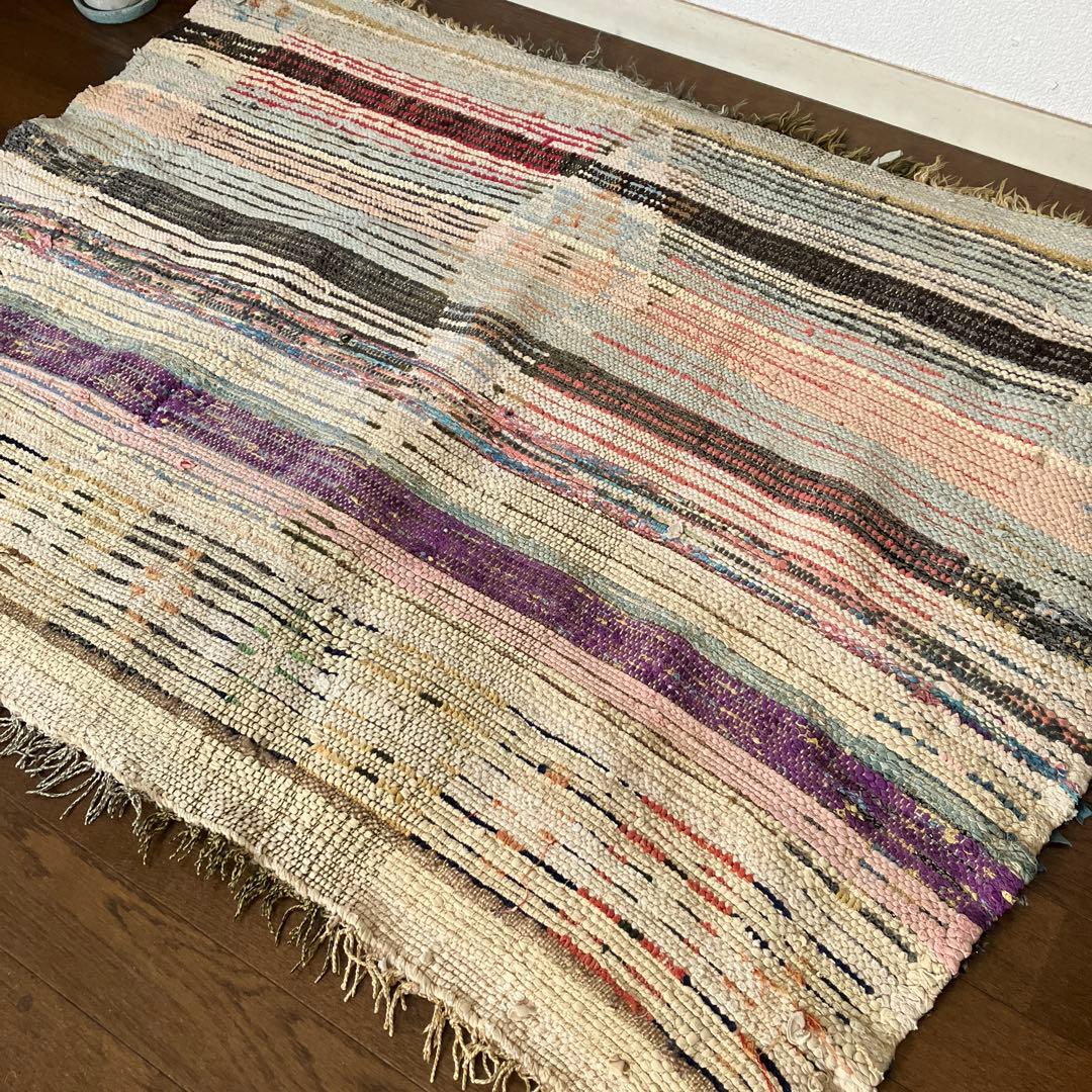 モロッコ　ラグ　ヴィンテージボシャルウィット