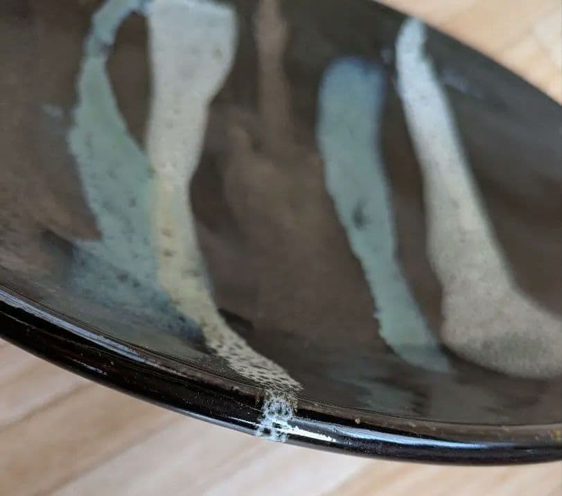 牛ノ戸焼　希少　大皿　焼き物　陶芸 　置物　 飾り皿　約30cm　送料無料