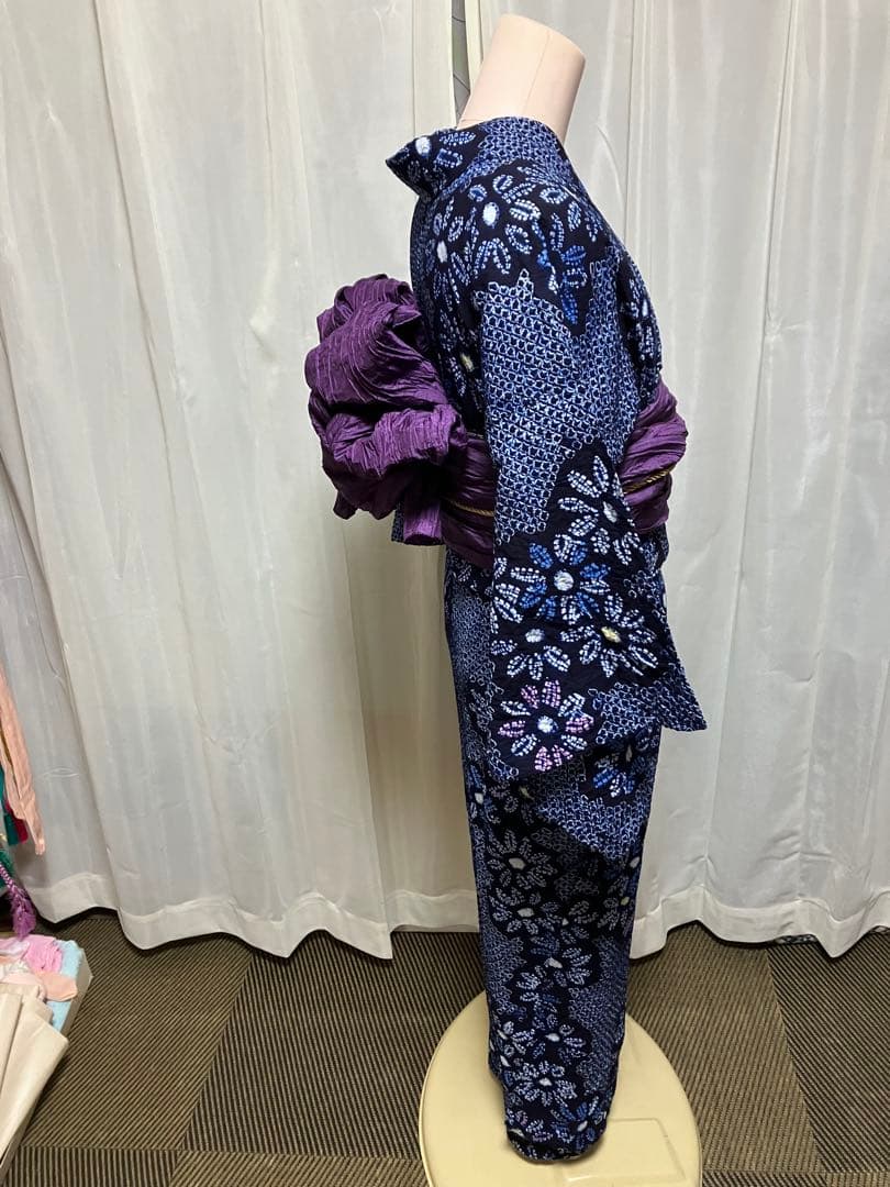 momo！有松鳴海総絞り浴衣のみ150.5±5