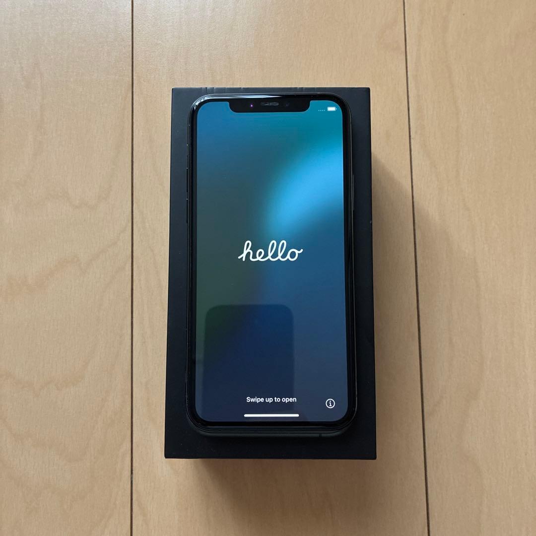 iPhone 11Pro 256GB 箱あり バッテリー73％ 初期化済