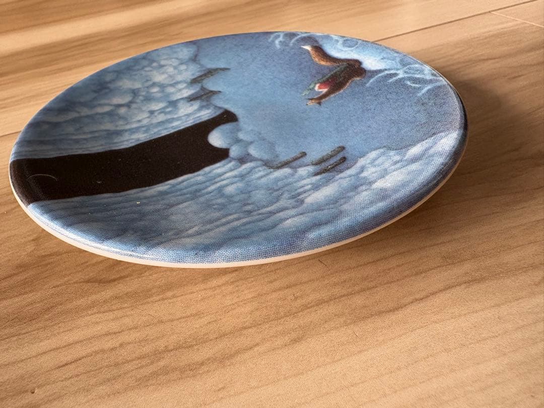 美品★アラビア★トムテと狐 のクリスマスプレート・レンナート ヘルイェ