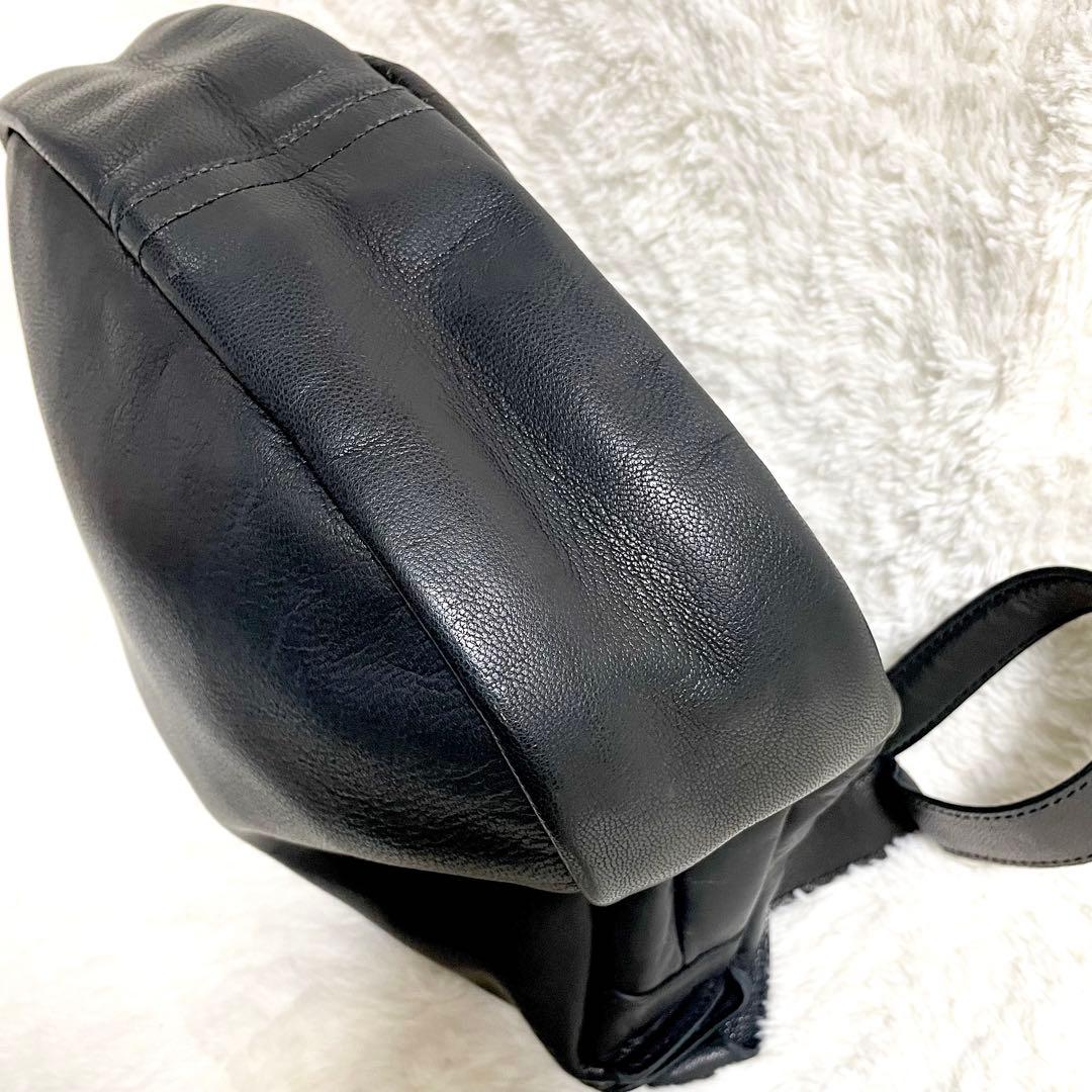 【未使用級✨】STYLE CRAFT ゴート ショルダーバッグ ブラック レザー