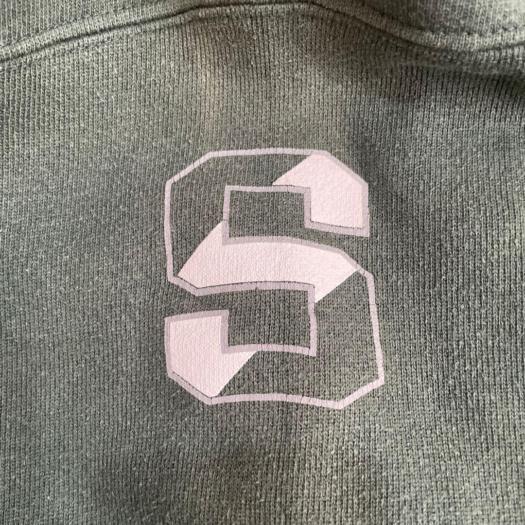 90s Champion USA製 リバースウィーブ ミシガン L 緑 刺繍タグ