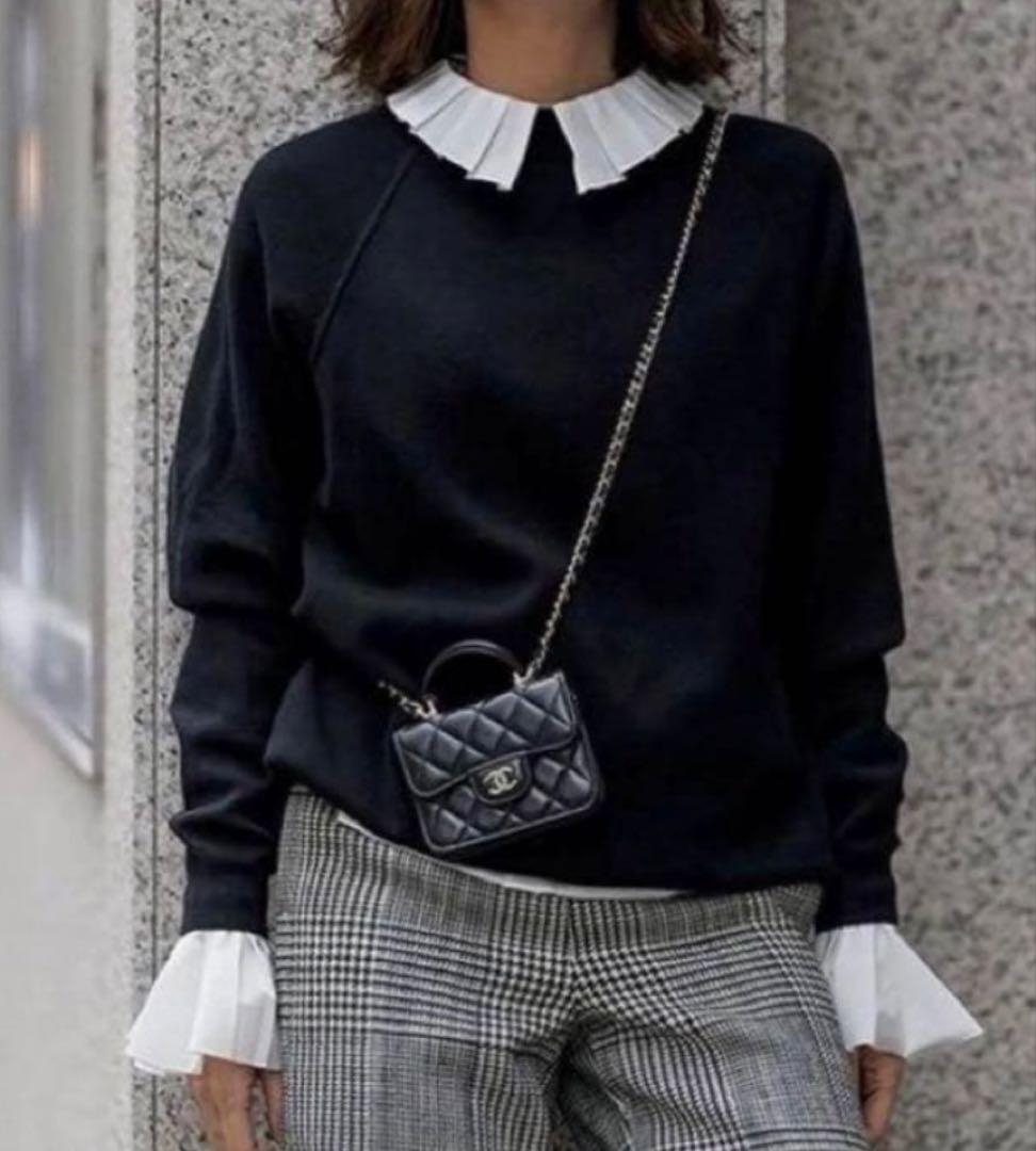 未使用級FORME プリーツブラウス　東原亜希×金子綾コラボ