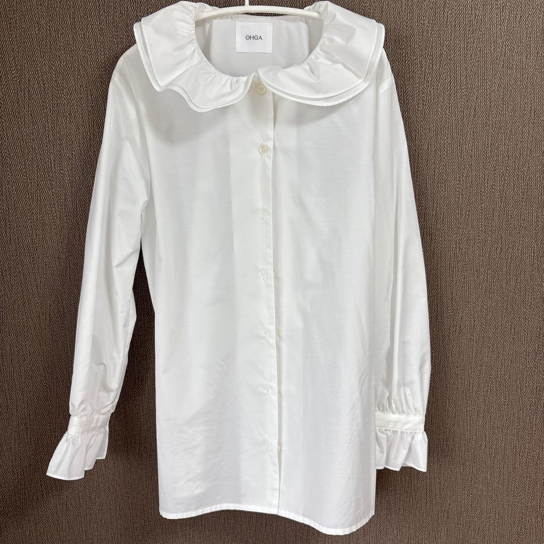 トップス OHGA WAFFLE BLOUSE