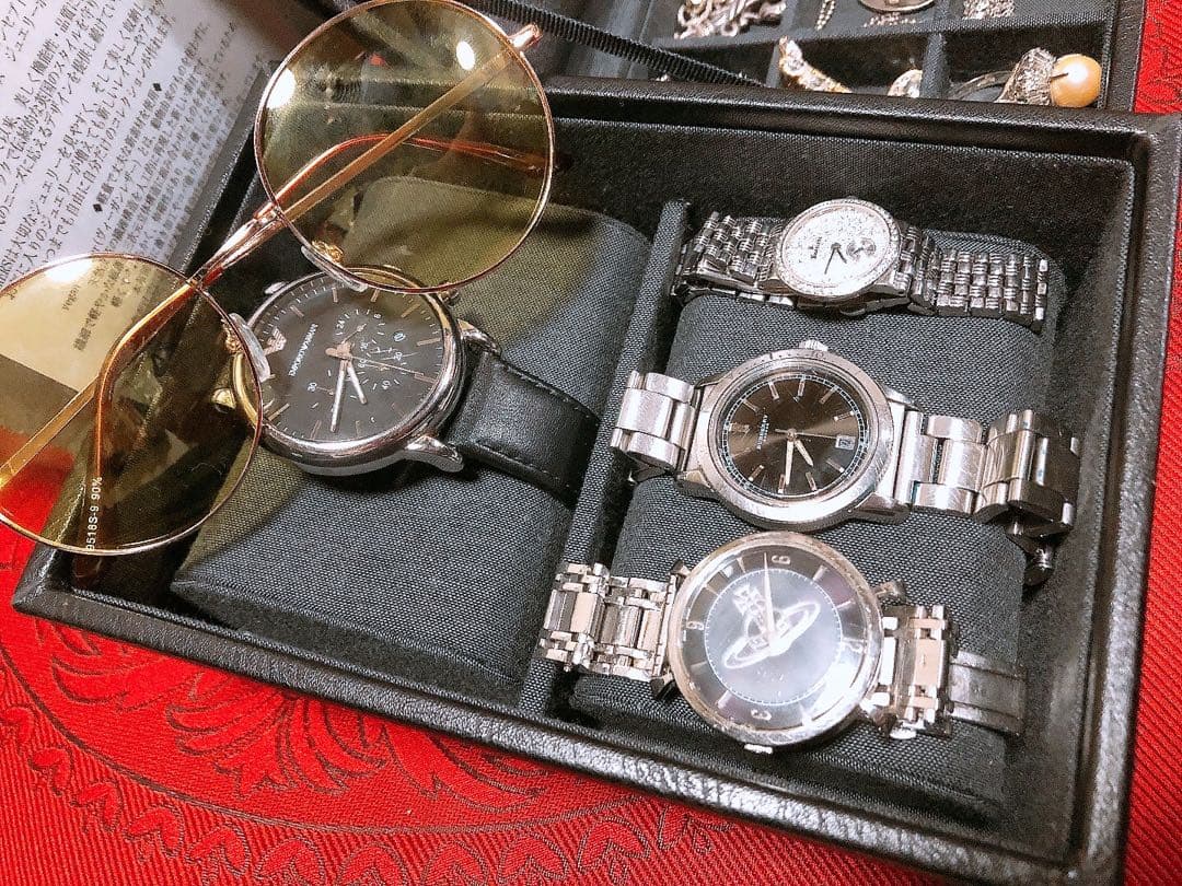 UNITED ARROWS STACKERS 時計 アクセサリーBOX ブラック