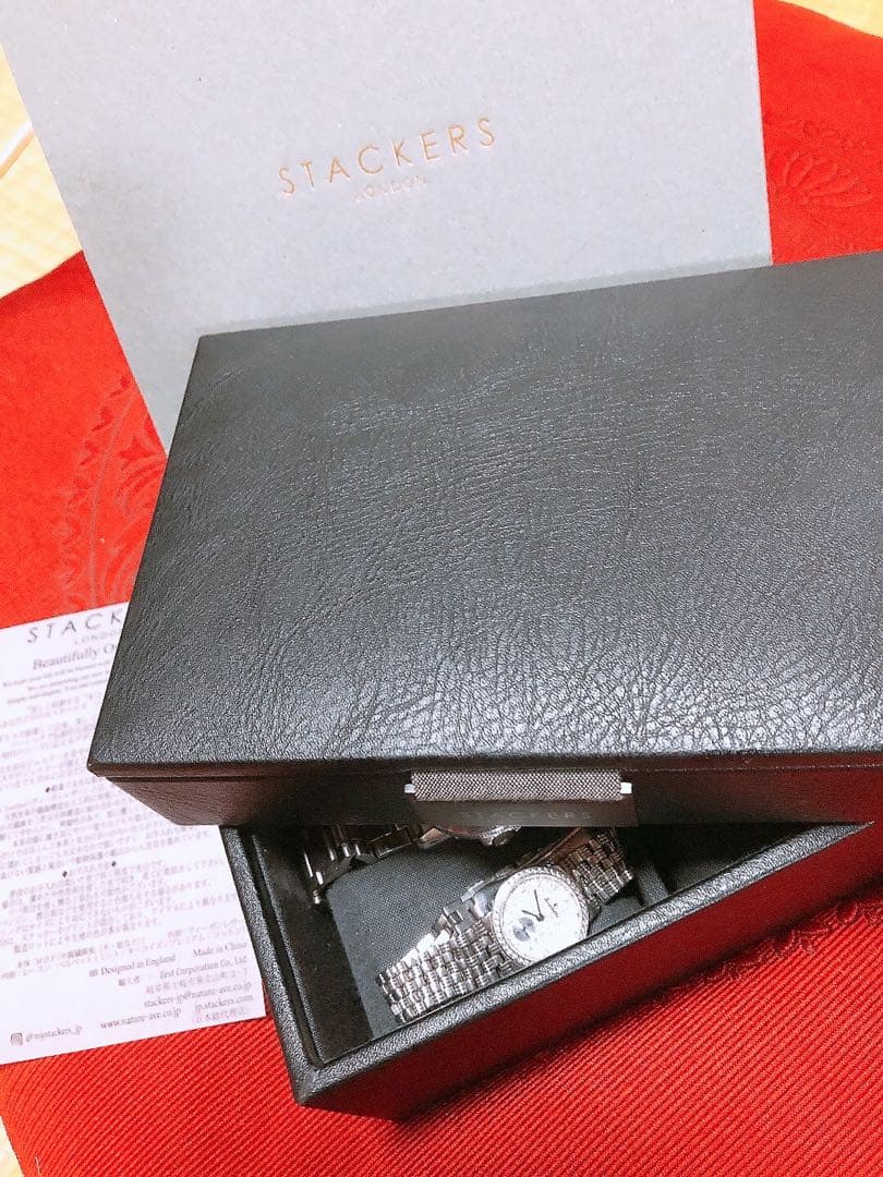 UNITED ARROWS STACKERS 時計 アクセサリーBOX ブラック