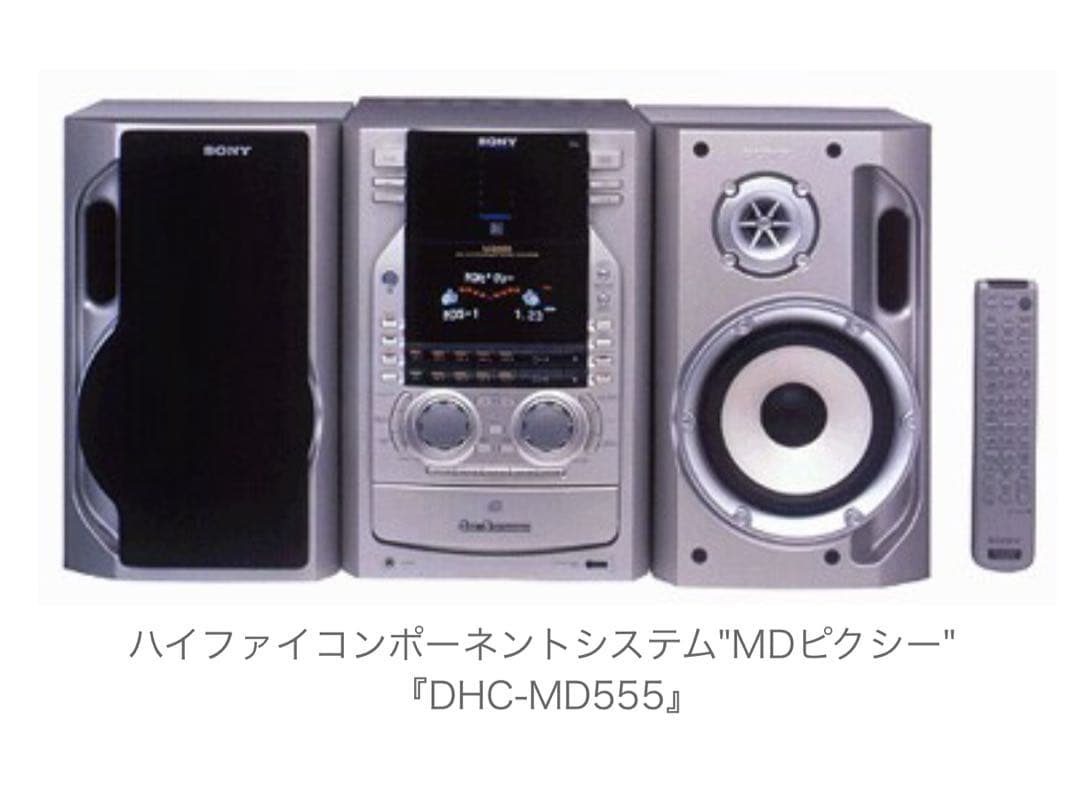 【奇跡！ 新品未使用】SONY(ソニー)MDコンポピクシー”DHC-MD555\"
