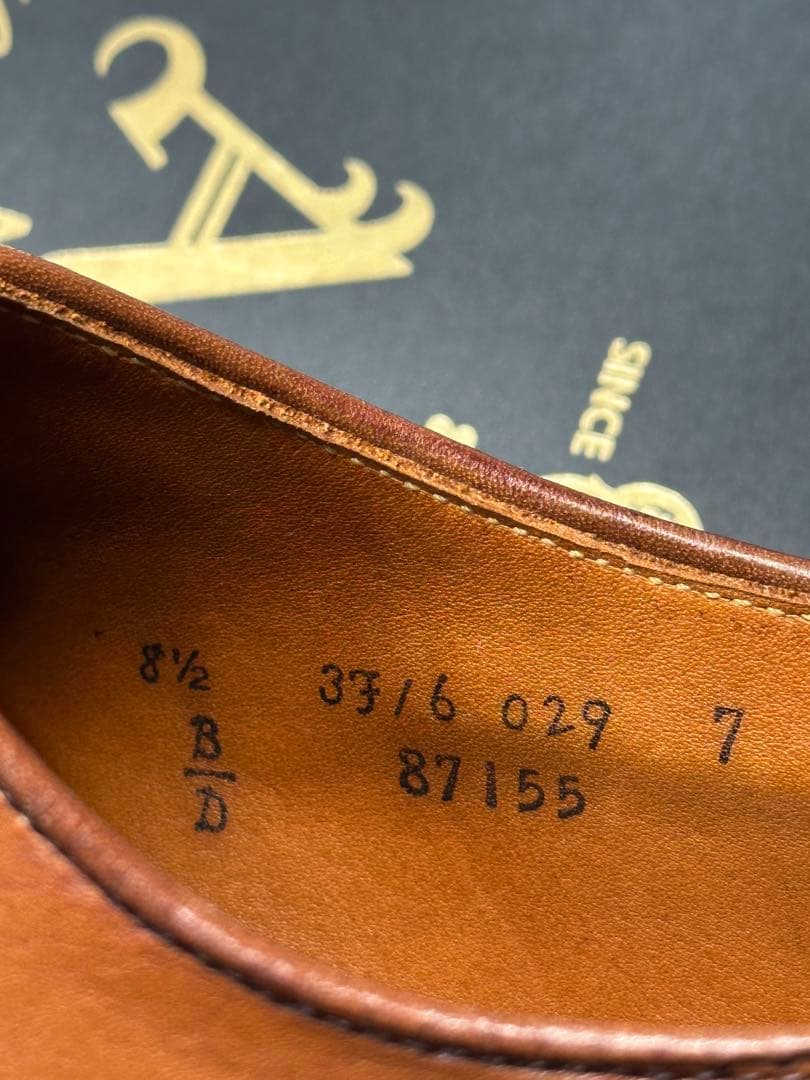 【専用】Alden Vチップ　LeatherSoul ブラウン　8 1/2