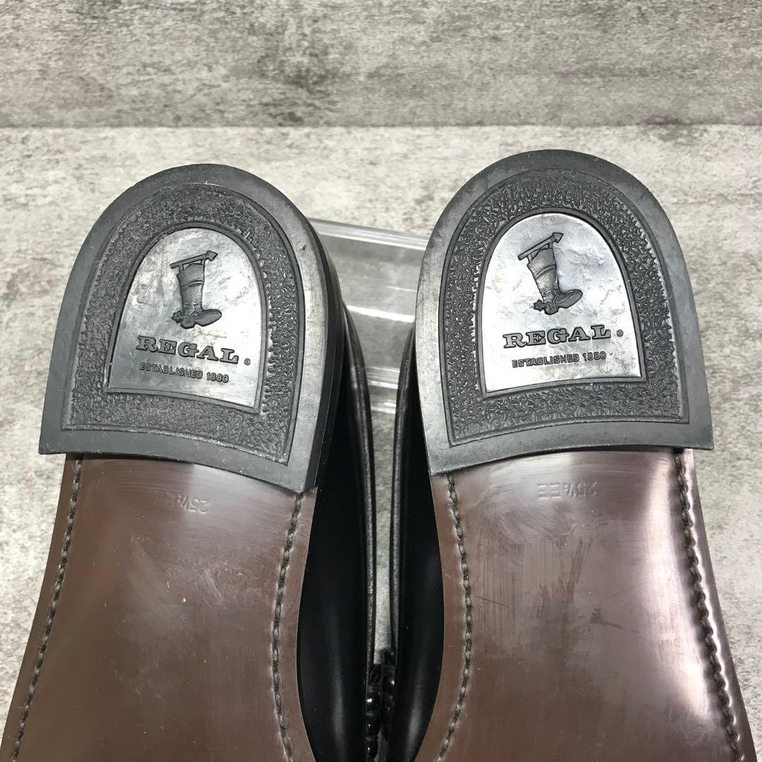 【極美品】REGAL ローファー 2177 ブラック レザー 25.5EE