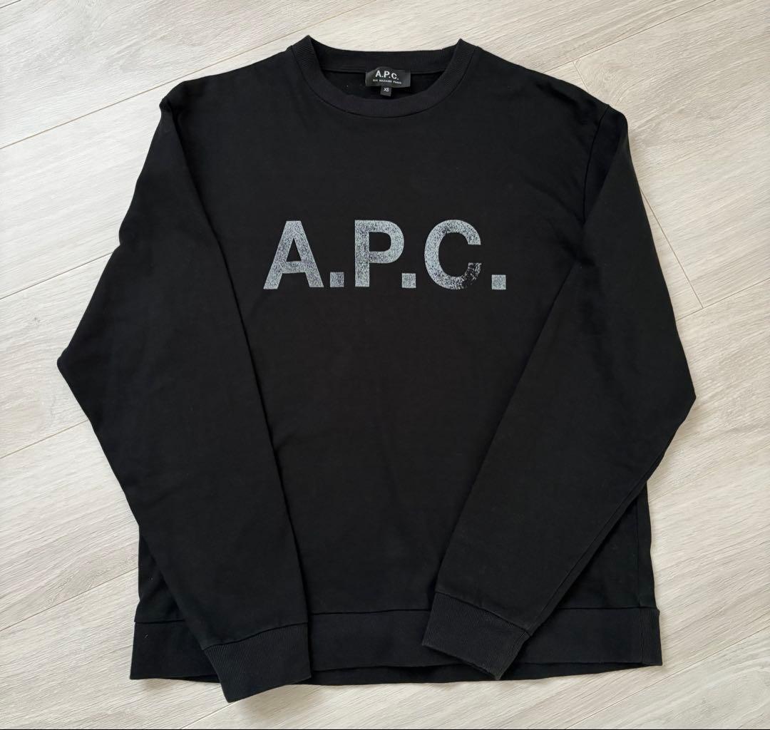 IENA A.P.C アーペーセー 別注 スウェット トレーナー 黒