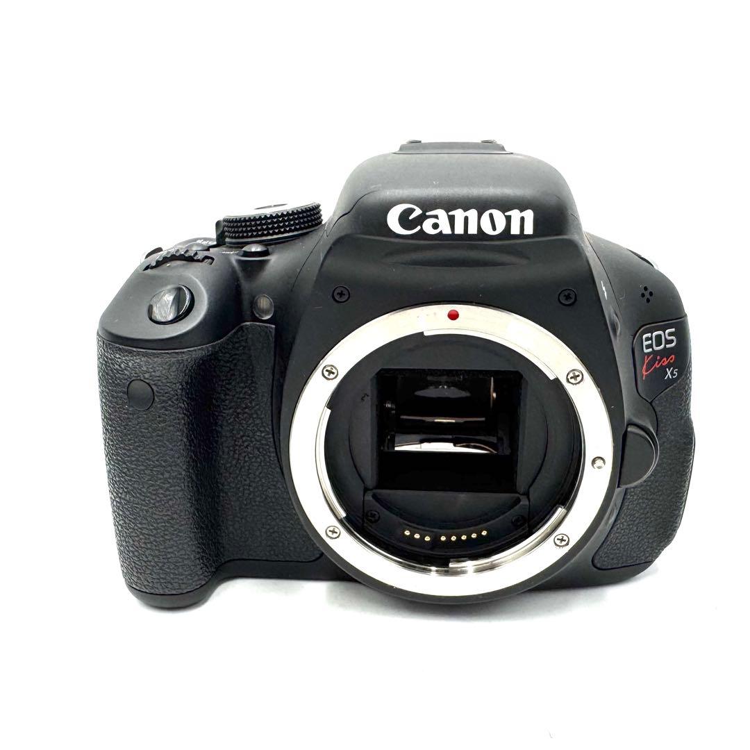 美品 CANON キャノン EOS Kiss X5 超望遠ダブルズームキット