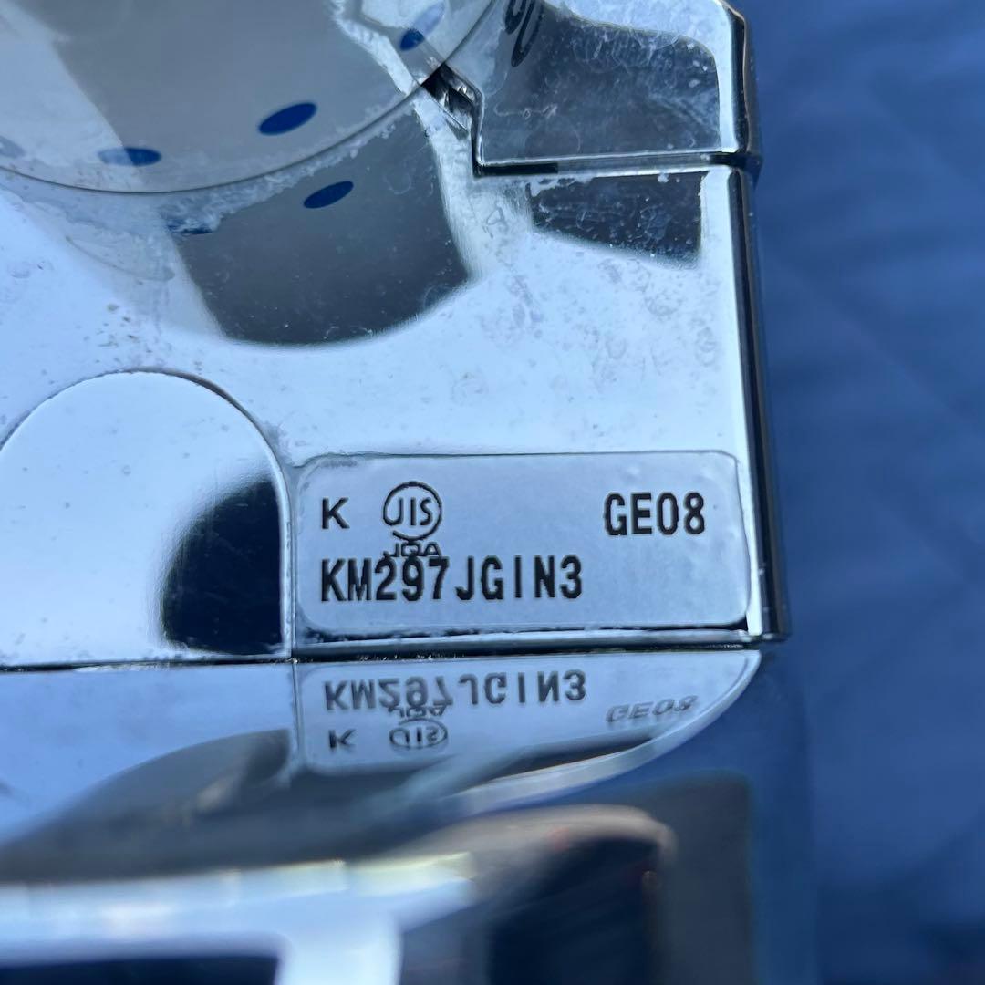 LIXIL デッキ型定量止水付サーモスタット式混合バス水栓 KM297JGIN3