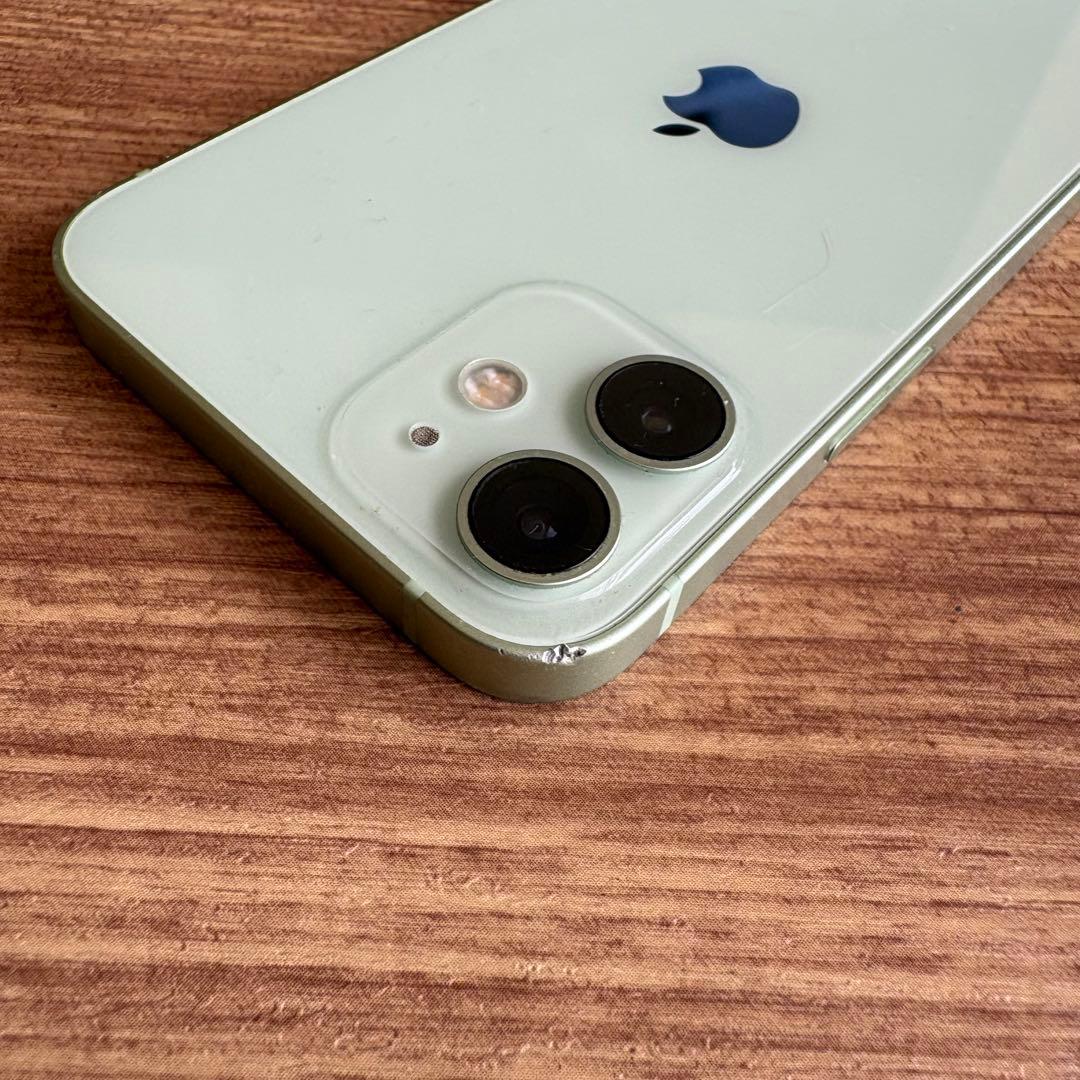 iPhone 12 mini SIMフリー 緑 64GB バッテリー劣化