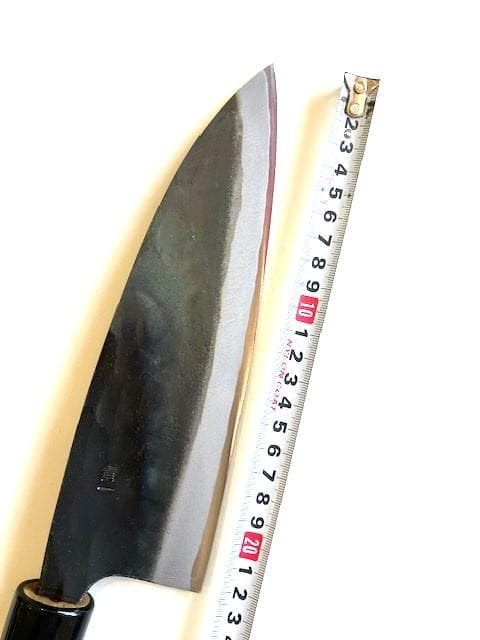 出刃包丁　安来正鋼　賜最優秀賞　調理庖丁 両刃　青一　約225㎜（刃の部分）