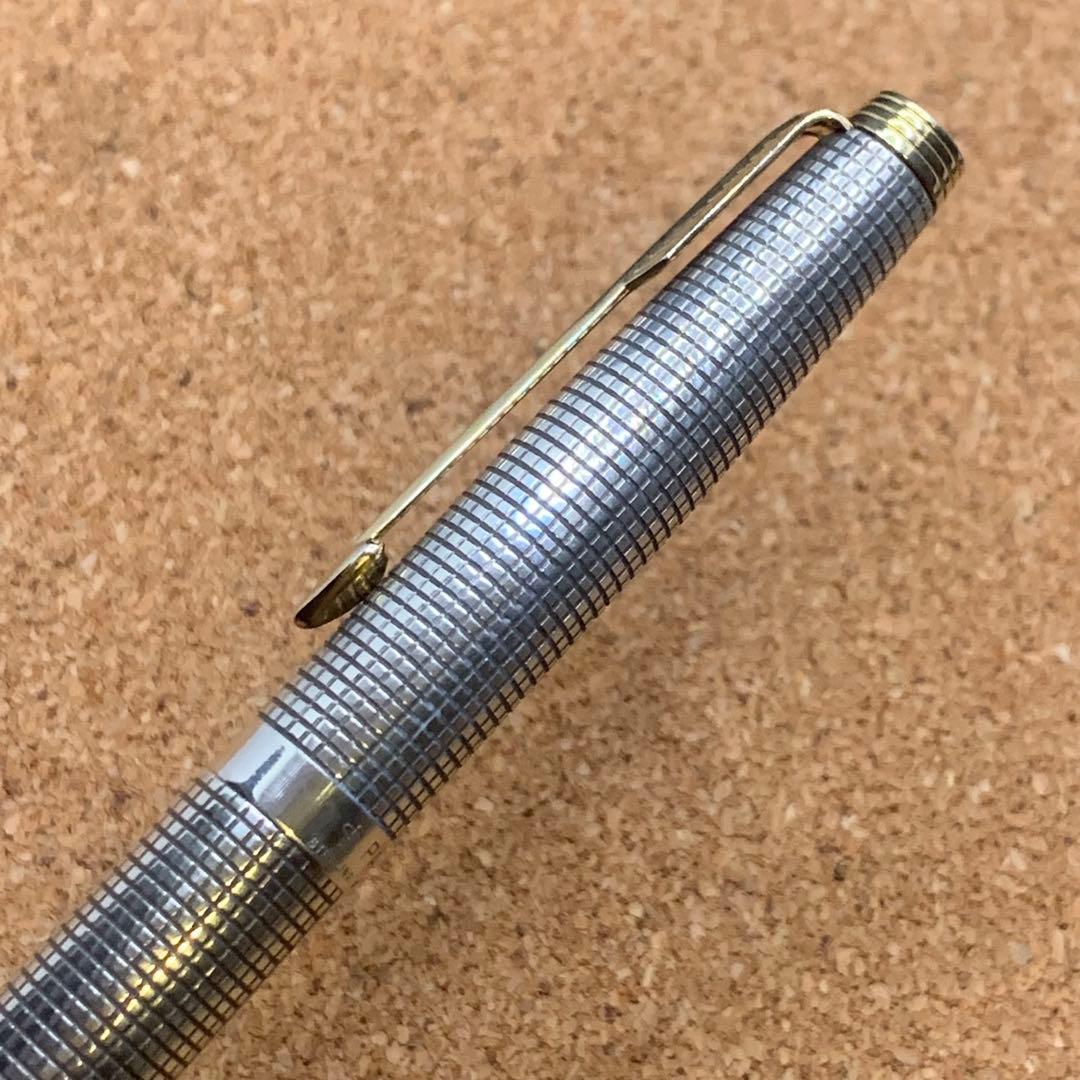 パーカー75 シズレ 万年筆 14K F スターリングシルバー