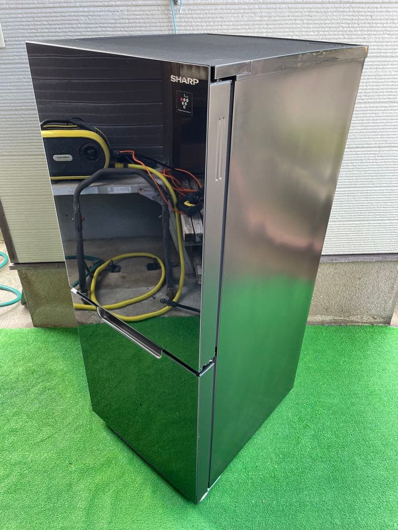 539極美品✨ シャープ 高性能おしゃれガラストップ左右付け替え可能2ドア冷蔵庫