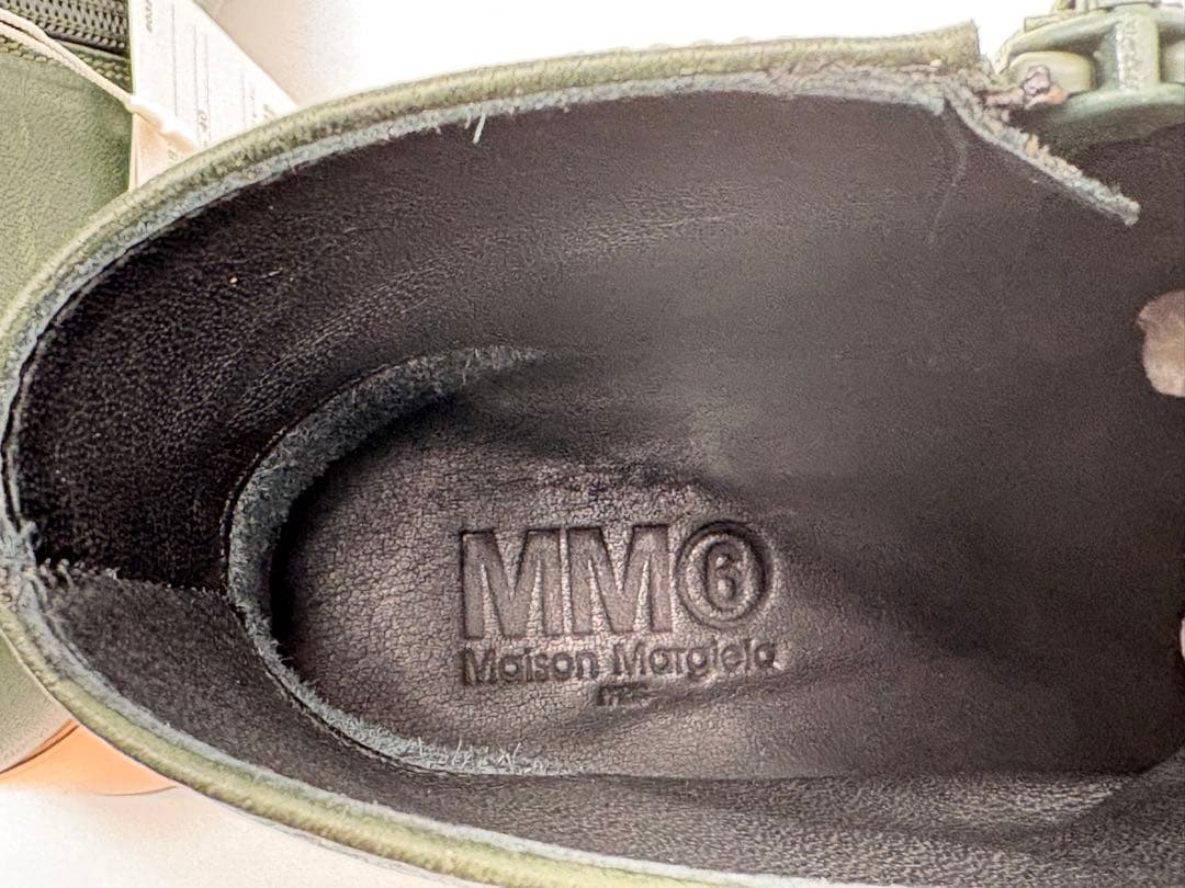 MM6 Maison Margiela レザー ショートブーツ