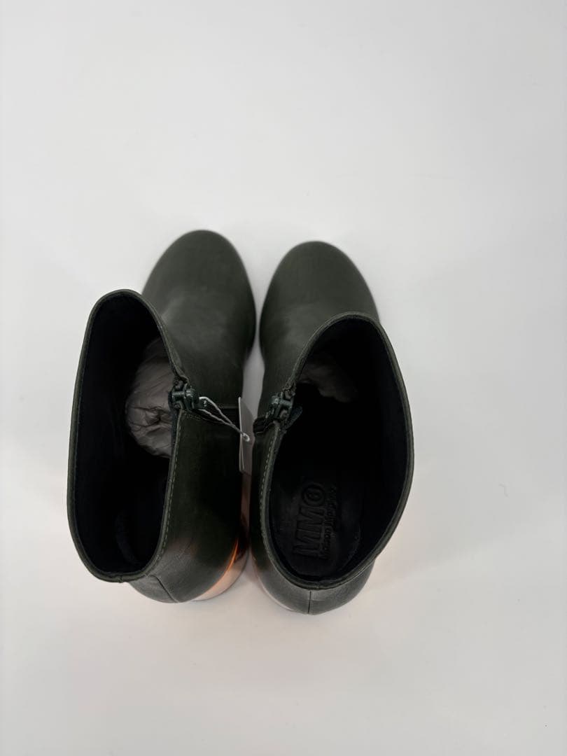 MM6 Maison Margiela レザー ショートブーツ