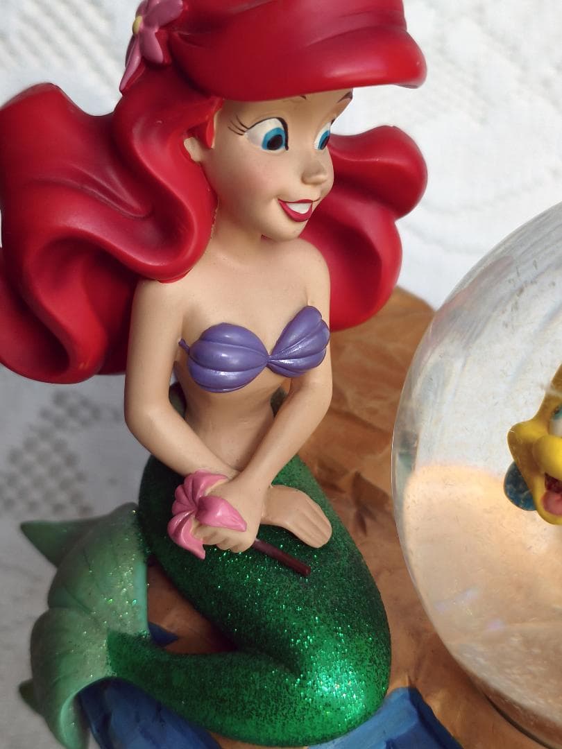 【中古】アリエル　オルゴール　公式フィギュア　アメリカ製　海外パーク品　2009