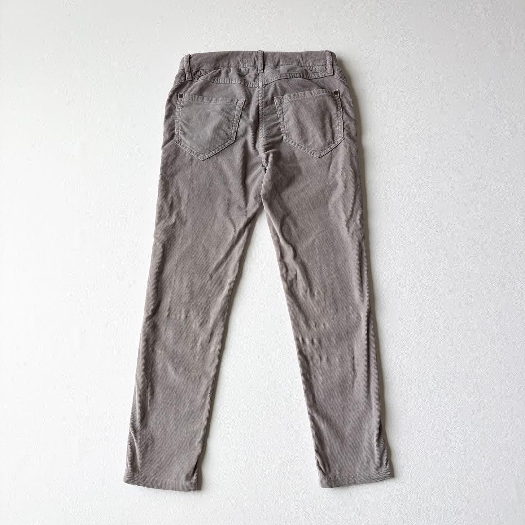 3263【美品】ブルネロクチネリ　コーデュロイパンツ　グレー　M