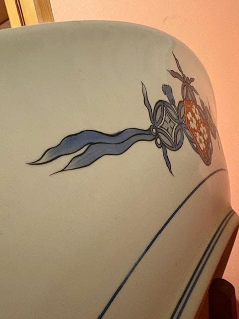 神右衛門　染錦　古伊万里絵　三尺　特大　大皿