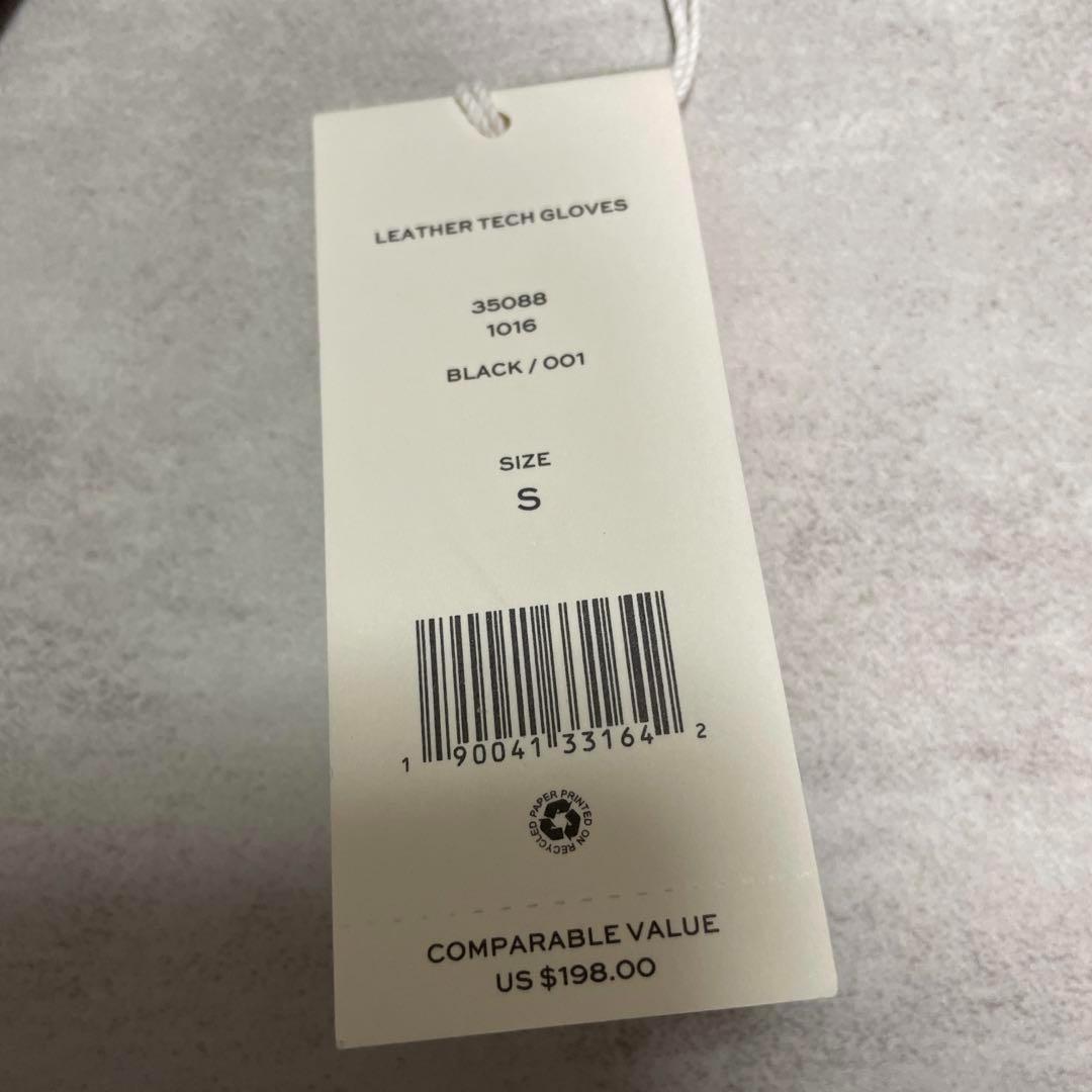 トリーバーチ　グローブ　ブラック　ゴールドロゴ　エレガント　レザー　新品