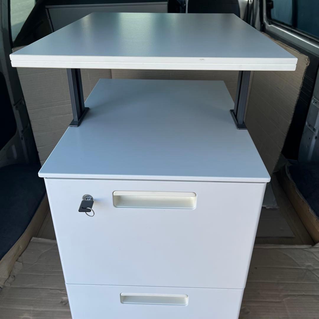 KOKUYO コクヨ 片袖 引き出し 書類収納 天板昇降 オフィス家具 ワゴン